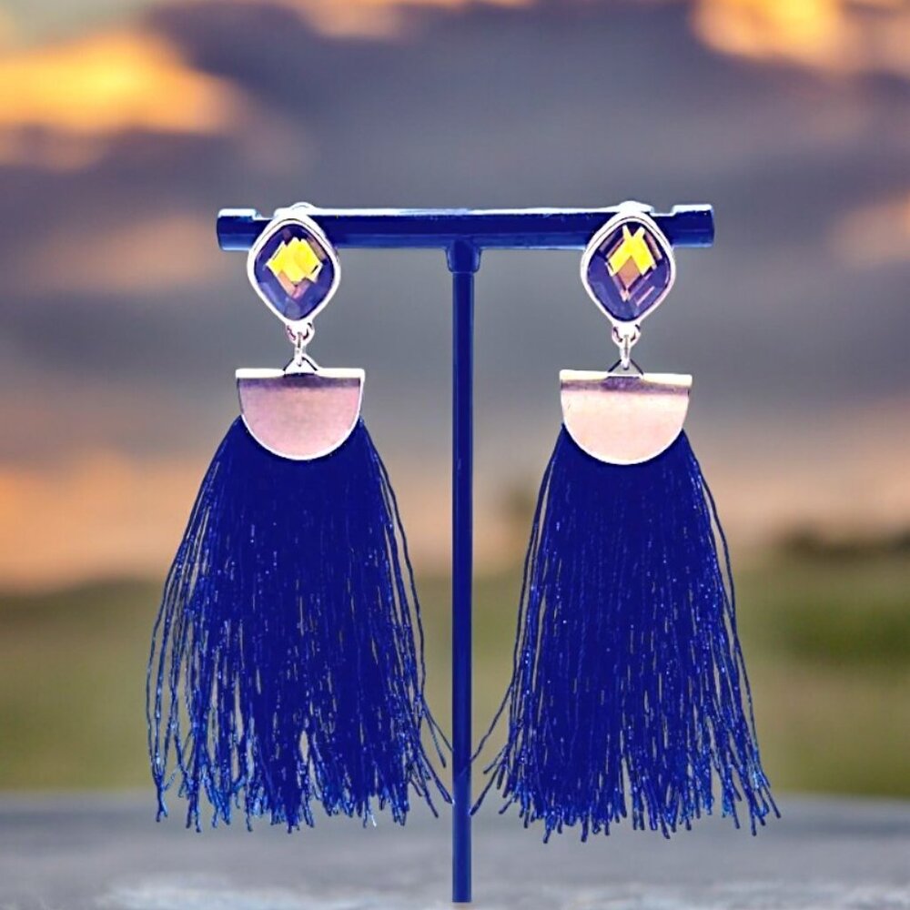 Tassel Post Earrings NWOT